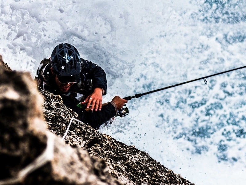 shore fishing italy